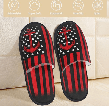 Nautical-themed slip-ons
