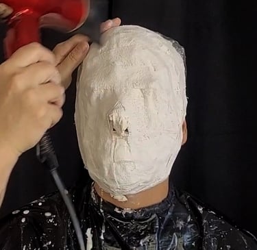 face cast - maquiagem de zumbi - curso de maquiagem de efeitos especiais