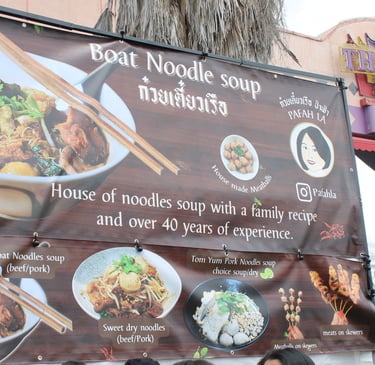 Pa Fah's vendor booth at the Thai Festival