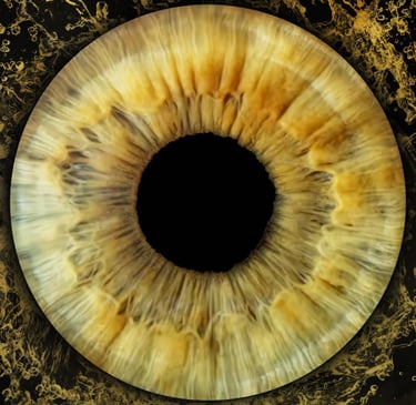 Close Up of Dr. Mitchell's Iris, Iris Photography