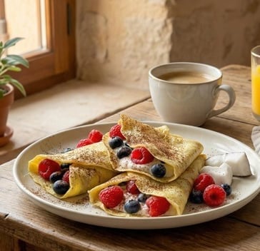 Come fare crepes di cocco