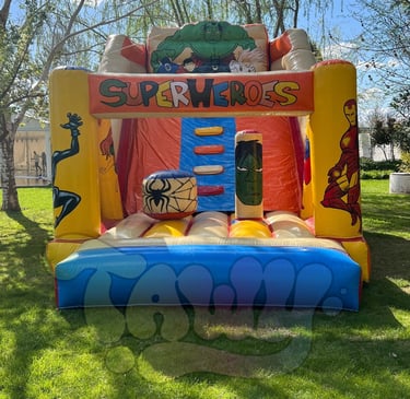 Castillo hinchable para alquiler en Madrid y Toledo