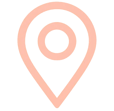 Icone localisation rose
