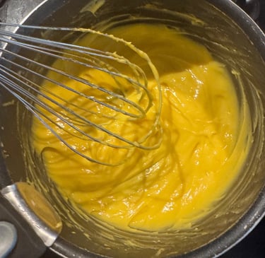 crème diplomate à la rose