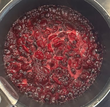 confit de cerises