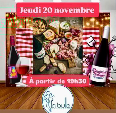 La Bulle Sauna Soirée Beaujolais nouveau