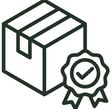 a box with a medal and a ribbon around it