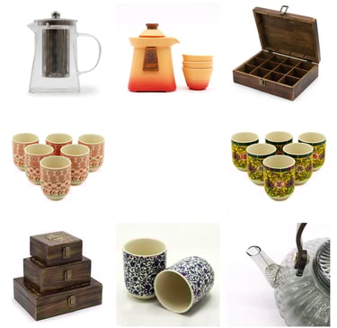 Teapots Boxes Teacups and Infusers