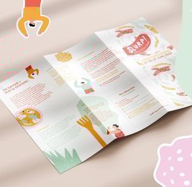 Branding Slurp Liège festi food - post web - par Soleado studio