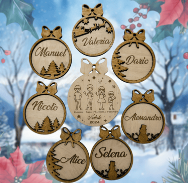 decori natalizi personalizzati