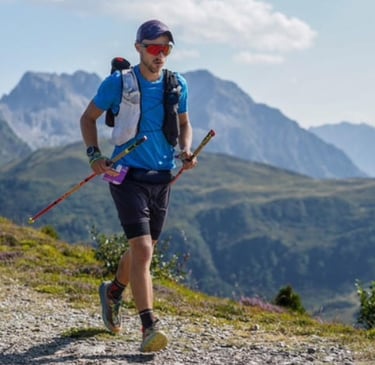 Athlète de Trail Running entrainé par l'agence Eminence Outdoor