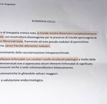 Esame Ecografico Settembre 2025