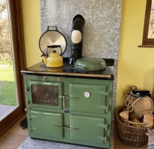 cuisinière a bois avec four