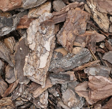 mulch out of tree bark