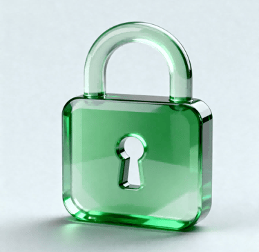 Icon of a shield with a lock, for King Fly's strict NDA & design protection.