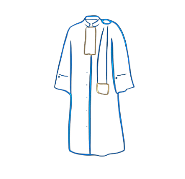 Robe avocat du cabinet Lumis Avocats à Montpellier