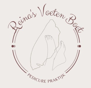 Het logo van Reina's Voeten Boet