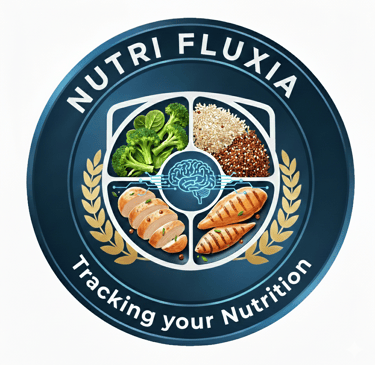 Nutri Fluxia Logo. nutrifluxia.com