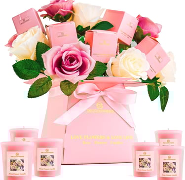 Rose Scented Candles