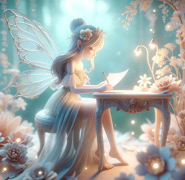 beauty fairy write a letter to send