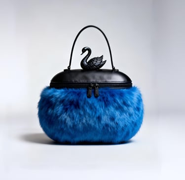 The "Black Swan" Avant-Garde Handbag by King Fly