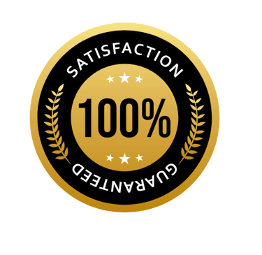 satisfaction guaranteed badge