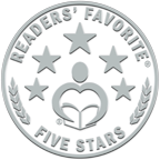 3D image of a silver coin pressed with five stars and the stylised image of a person reading a book