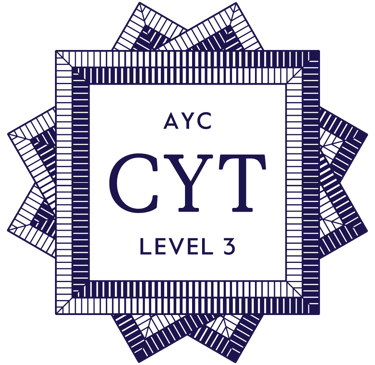 American Yoga Association Logo | AYC CYT Level 3 certification badge