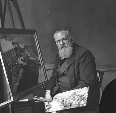 Frits Thaulow paveikslų galerija – gamtos peizažų meistro darbai