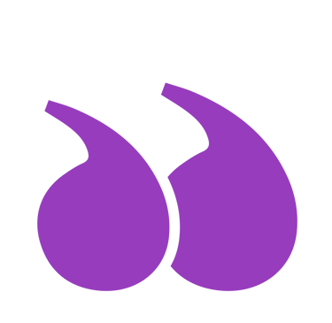 ponctuation fermé violet