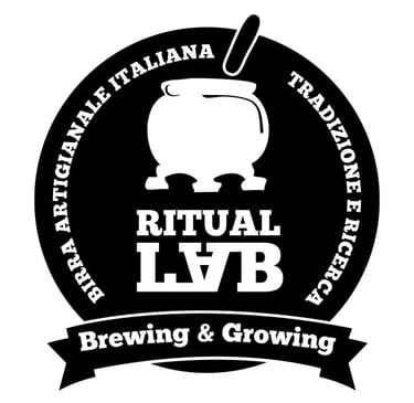 Logo Ritual lab, birrificio artigianale italiano. Birre non filtrate e non pastorizzate