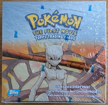Display Topps Pokémon The First Movie dessus