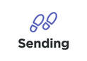 Sending out footsteps