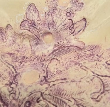 Pamela Sue Perry, custom wedding platter, bride and groom platter, Chanticleer Ceramics