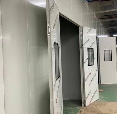 Partiton with Double Door