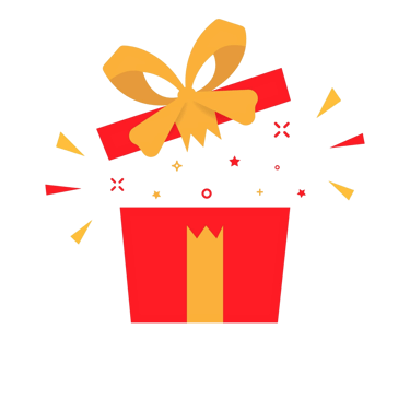 red-gift-box-confetti-flat-style-special-celebration-birthday-party