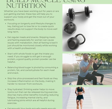enhance performance, optimize recovery, and build muscle using nutrition