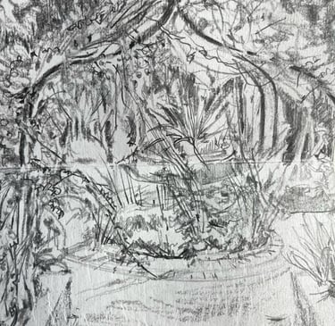 Arbour in the Walled Garden at Dumfries House