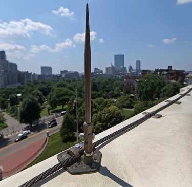 Paratoner tesisatı periyodik kontrolü ve güvenlik muayenesi görseli