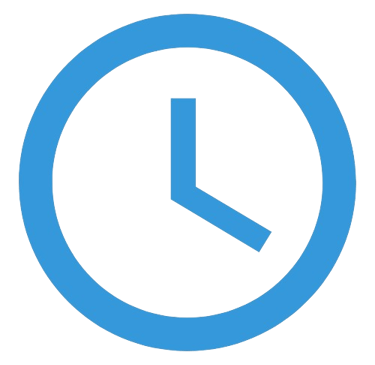 Symbole d'horloge indiquant le temps