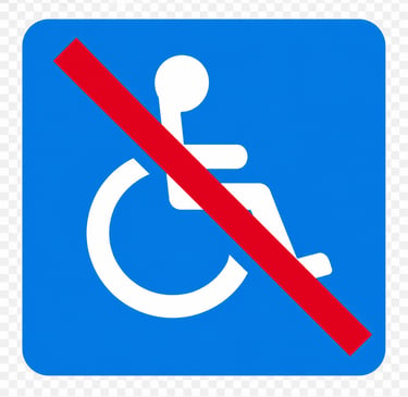 Le logement est à l'étage donc malheureusement pas accessible aux personnes en fauteuil roulant.
