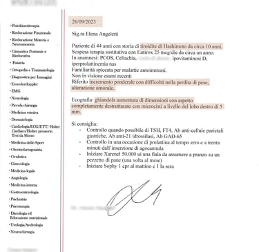 Esame Ecografico Settembre 2023