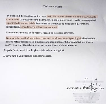 Esame Ecografico Settembre 2025