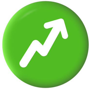 green colour arrow icon