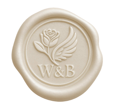 wing and bloom wax stamp