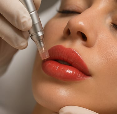 Hidratación profunda de labios con efecto luminoso y natural.