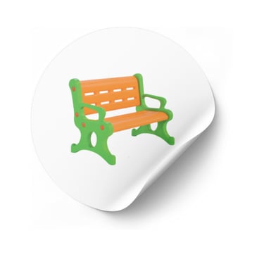 kids park bench plastic