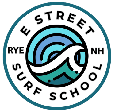 E Street Surf School Logo from Rye, New Hampshire