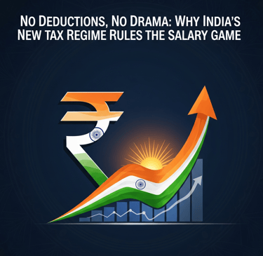 No Deductions, No Drama: Why India’s New Tax Regime Rules the Salary rupee symbol India