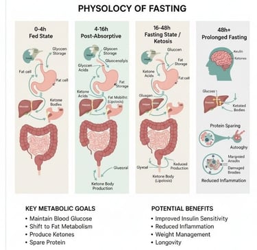 🌙✨ When hunger becomes healing — discover how fasting transforms metabolism, awakens cellular intel